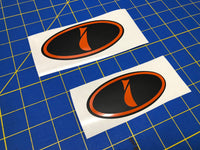 Front & Rear Emblem Vinyl Overlay i Badge Hatchback (08-14 Impreza WRX/STI)