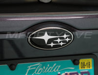 Front & Rear Emblem Vinyl Overlay Hatchback (08-14 Impreza WRX/STI)
