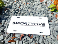 MFortyFive Plate Deletes