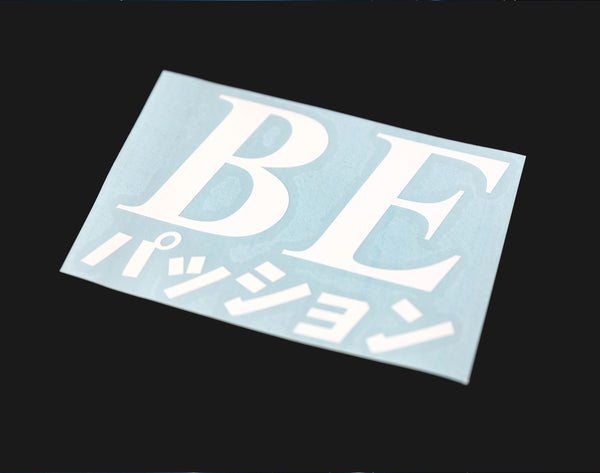 BE Passion Japanese Decal 