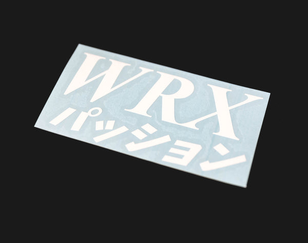 WRX Passion Japanese Decal 
